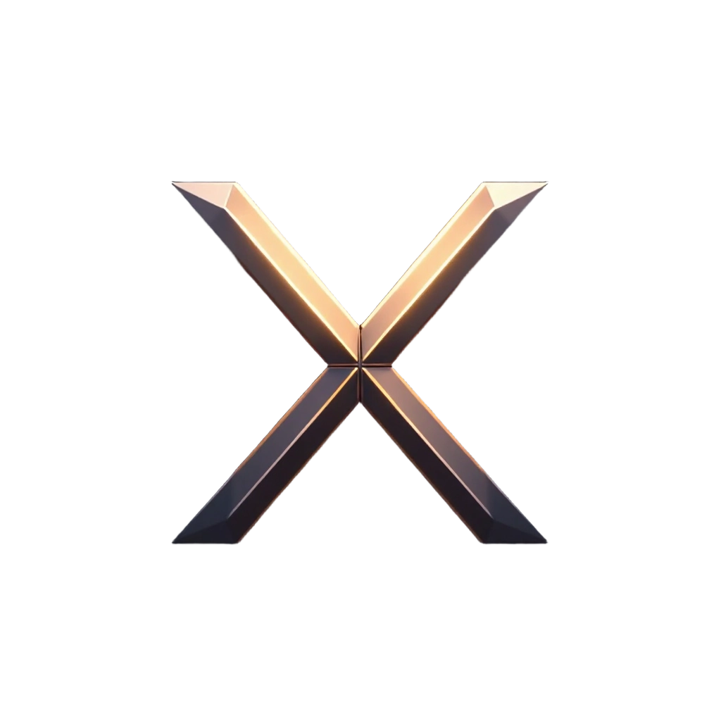 Golden X Emblem